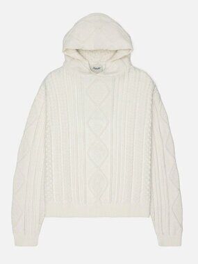 Kuwalla Light Cream Cable Hoodie